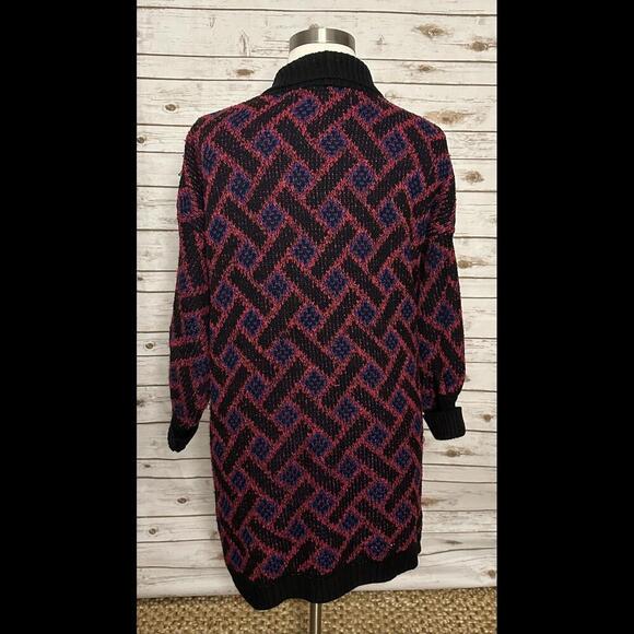 Vintage Southern Classics shawl collared open front cardigan sweater - Picture 7 of 8